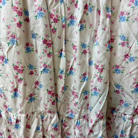 Altar'd State White Floral Puff Sleeve Maxi Dress - Picture 3 of 10